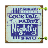 Cocktail Party Nightly Metal 28x28