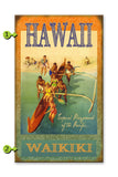 Hawaii Tropical Playground, Outrigger Canoe Wood 28x48