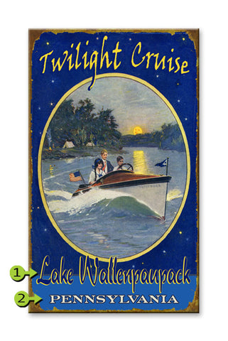 Twilight Cruise Wood 18x30
