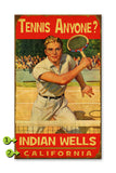 Tennis Anyone? Metal 23x39