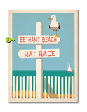 Seagull on Post/Rat Race Wood 23x31