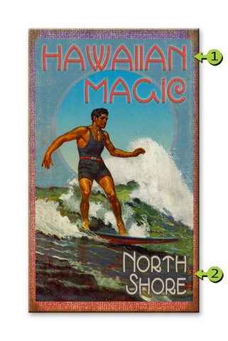 Hawaiian Magic Wood 28x48