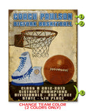 Basketball Champions Metal 23x31