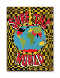 Surf the World Wood 28x38