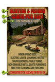 Hunting & Fishing Cabins Metal 23x39