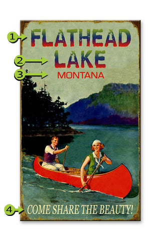 Come Share The Beauty Metal 28x48