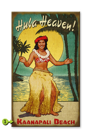 Hula Heaven Metal 28x48