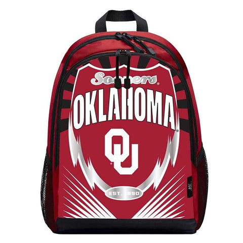 Northwest NCAA Oklahoma Sooners Lightning Backpack, One Size, Team Colors