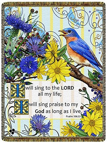 ArtFuzz Sing Praise Tapestry Throw