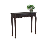 ArtFuzz 32.25 inch Dark Cherry MDF and Solid Wood Accent Table