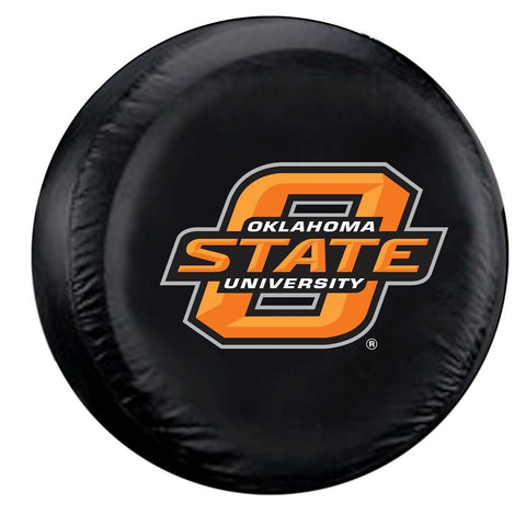 Fremont Die - Oklahoma State Cowboys Black Tire Cover - Standard Size