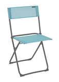 ArtFuzz Folding Chair - Set of 2 - Basalt Steel Frame - Lac Fabric