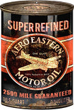 ArtFuzz Aero Eastern Motor Oil Can Reproduction Gas Station Metal Sign 12x18