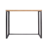 ArtFuzz 41.25 inch Natural Metal, Wood, and MDF Console Table
