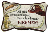 Loom Craft Fireman Equal 8" x12" Message Pillow