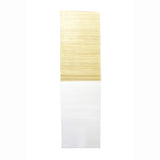24 inch Antique White Bamboo Vase with 2 Tones