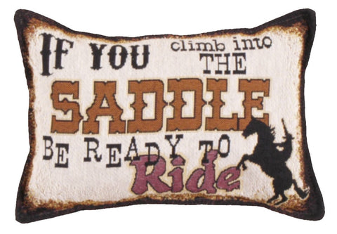 Simply If You Climb. 9 X 12 Tapestry Pillow