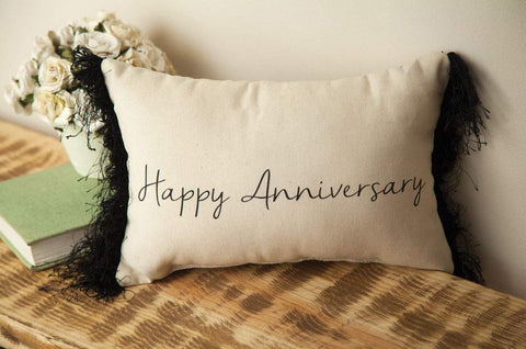 MWW Happy Anniversary Word Dtp Pillow