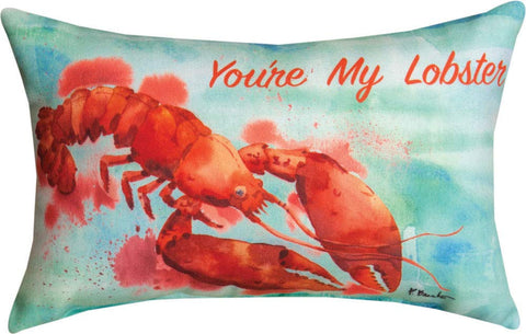 MWW You're My Lobster BRT Word Pillow