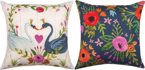 MWW Swan Love Fz 18 Dye Pillow