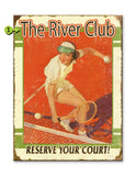 Reserve Your Court Metal 23x31
