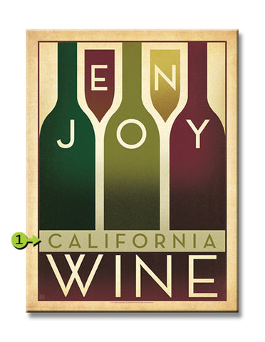 Enjoy Wine Metal 17x23