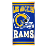 WinCraft NFL Los Angeles Rams Towel30x60 Beach Towel, Team Colors, One Size