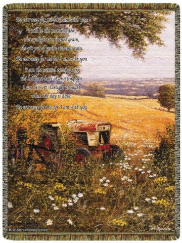 ArtFuzz Red Tractor Tapestry Tapestry Throw