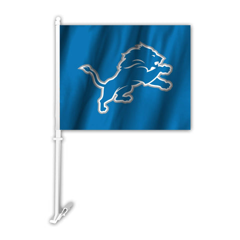 Fremont Die NFL Detroit Lions Unisex Car Flagcar Flag, Blue, One Size
