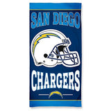 WinCraft NFL San Diego Chargers Fiber Beach Towel, 9lb/30 x 60