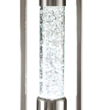 ArtFuzz 15 inch X 15 inch X 31 inch Sand Nickel Table Lamp