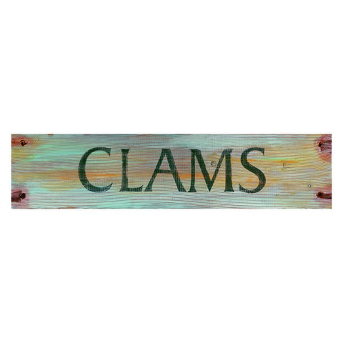 Clams Wall Art - 30W x 7H in. Multicolor - PP-1058