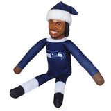 Forever Collectibles NFL Seattle Seahawks Holiday Plush ElfHoliday Plush Elf, Team Colors, One Size