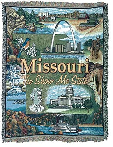 Simply State of Missouri Tapestry Throw