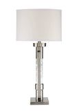 ArtFuzz 15 inch X 15 inch X 31 inch Sand Nickel Table Lamp
