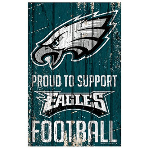 WinCraft NFL Philadelphia Eagles Sports Fan Home Decor, Team Color, 11x17