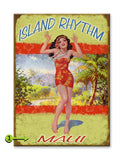 Island Rhythm Wood 23x31