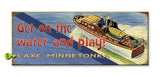 Get on the Water and Play Metal 14x36
