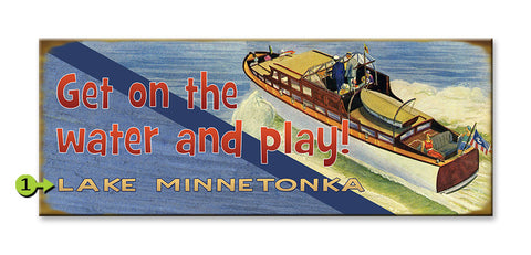Get on the Water and Play Metal 14x36