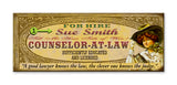 Lawyer (Female) Wood 17x44