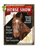 Horse Show Wood 23x31