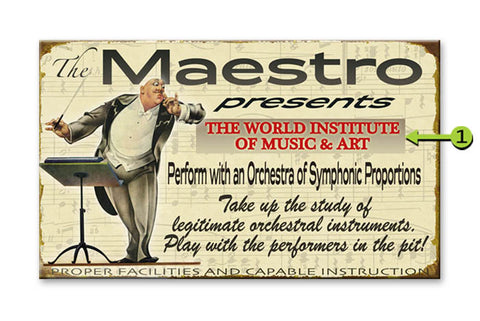 Maestro Wood 18x30