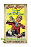 Pet Vet (Sit, Stay) Wood 18x30