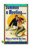 Summon a Meeting Metal 14x24