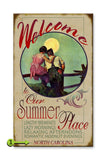 Welcome to Our Summer Place Metal 23x39