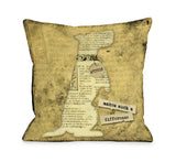 Attitude Makes Such A Big Difference Throw Pillow by Kate Ward Thacker