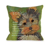 Yorkshire Terrier 1 Throw Pillow
