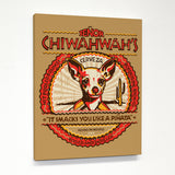 Senior Chiwahwah Canvas by Dog is Good 11 X 14