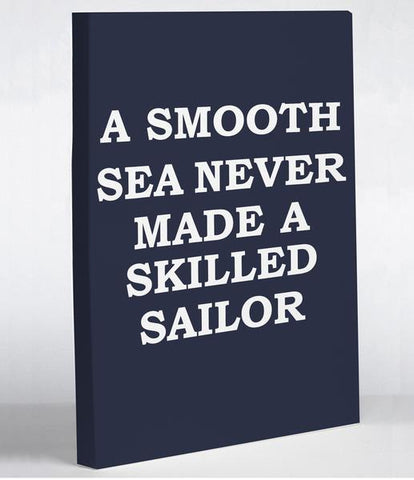 A Smooth Sea Canvas Wall Decor by