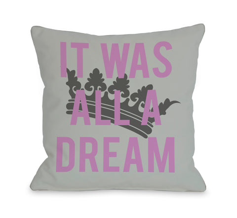 All A Dream Version 2 Throw Pillow by OBC 18 X 18
